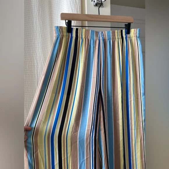 Favorite Daughter Easy Wide Leg Pants in Riviera Stripe - Picture 4 of 5